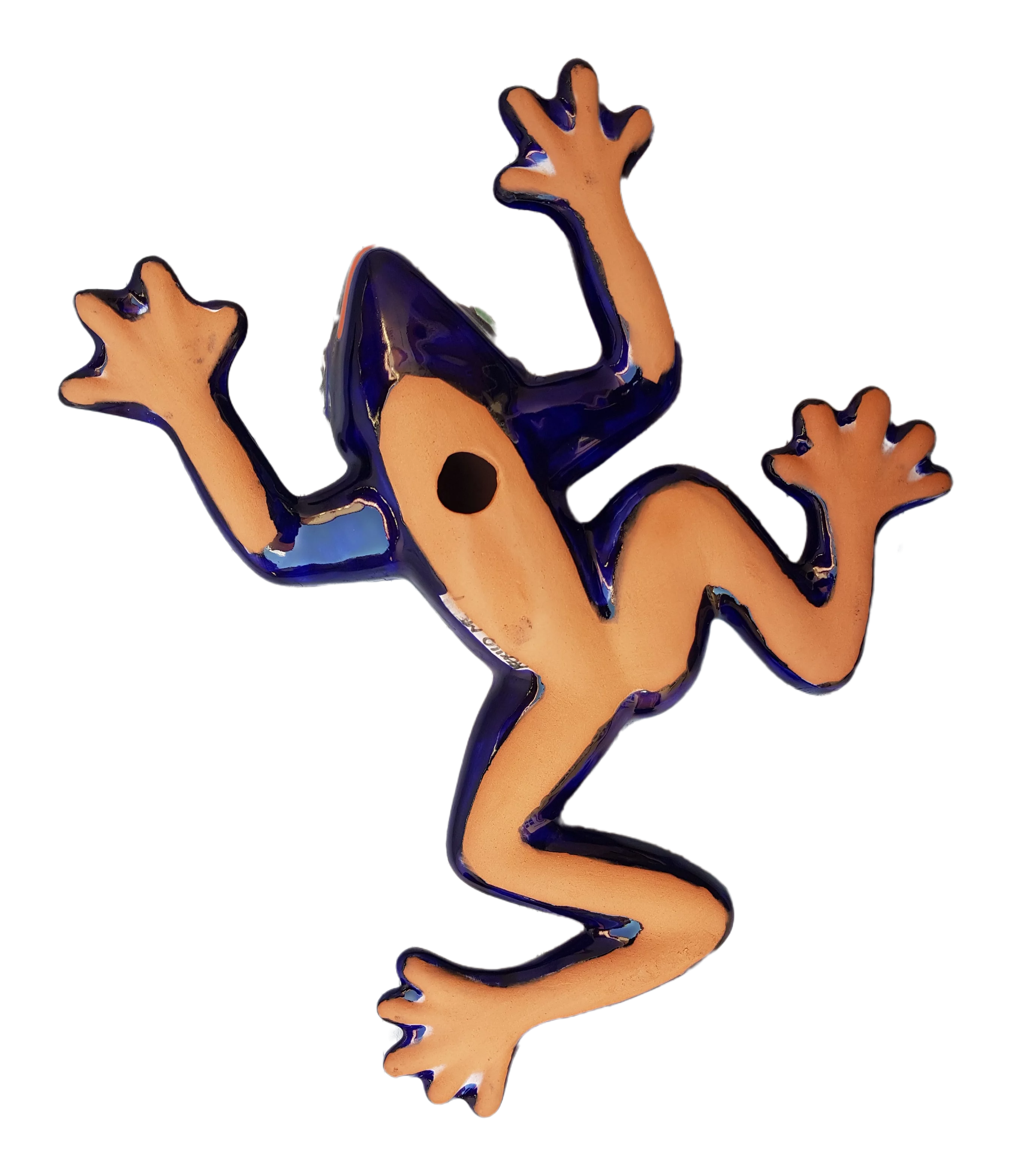 Talavera - style Large Frog