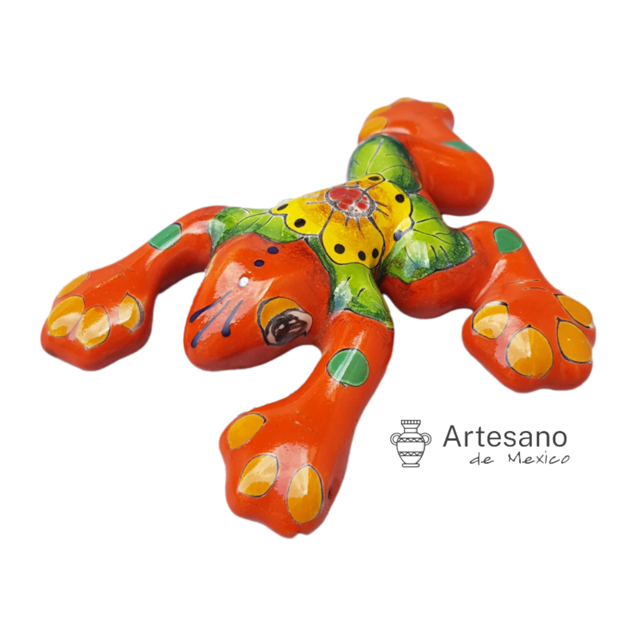 Talavera – style Small Frog