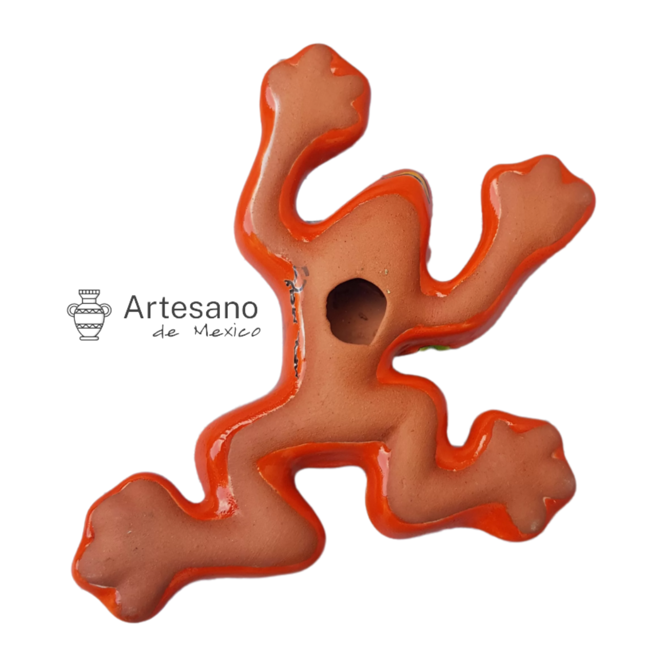 Talavera – style Small Frog