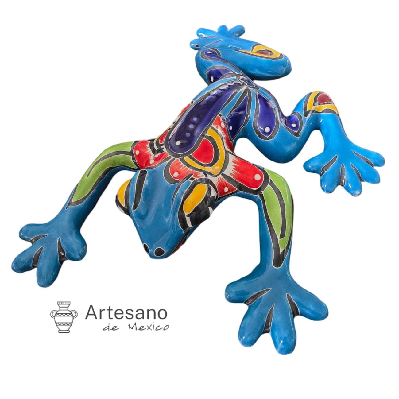 Talavera - style Medium Frog
