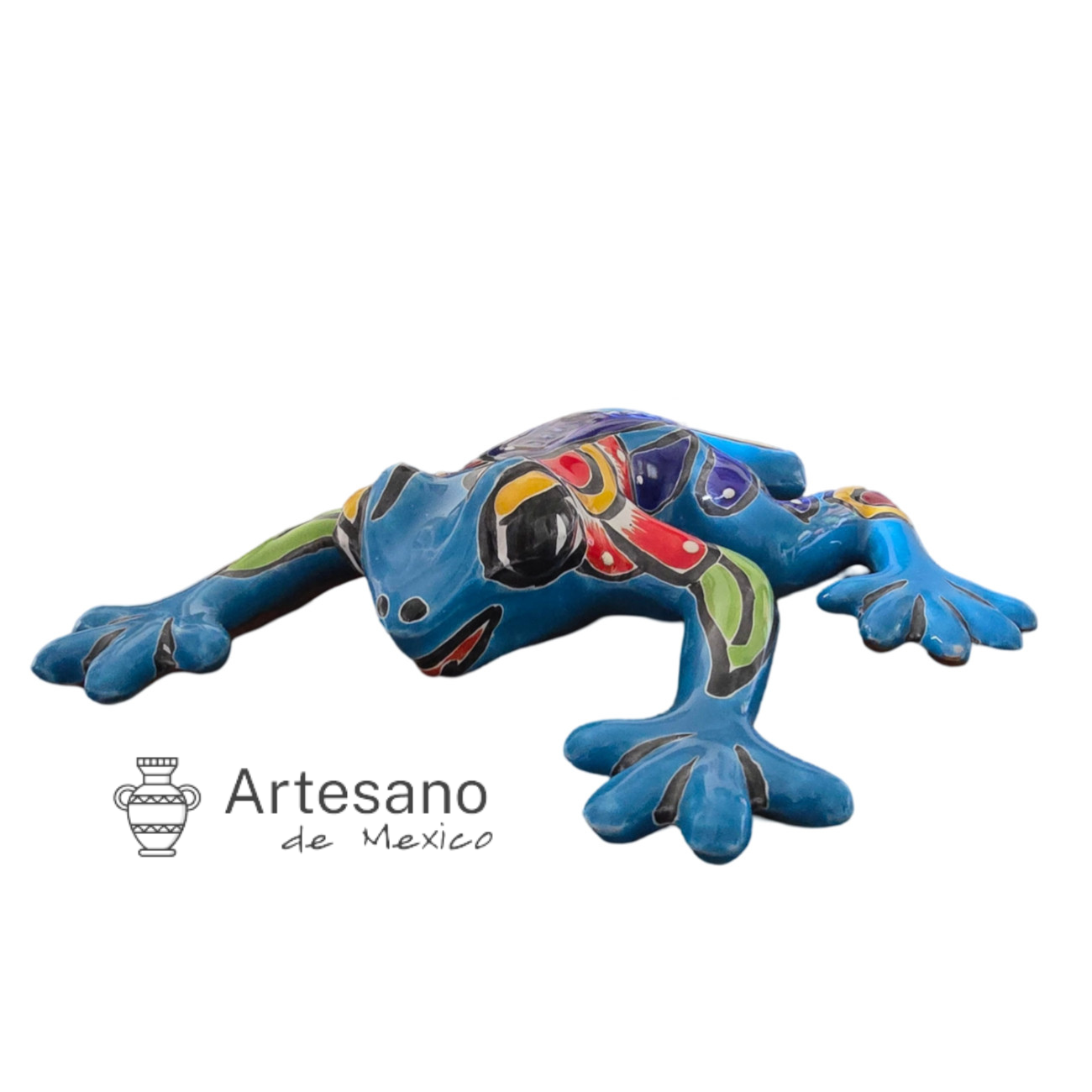 Talavera - style Medium Frog