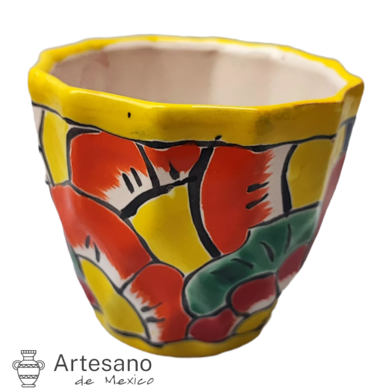 Talavera -style Mini Pot