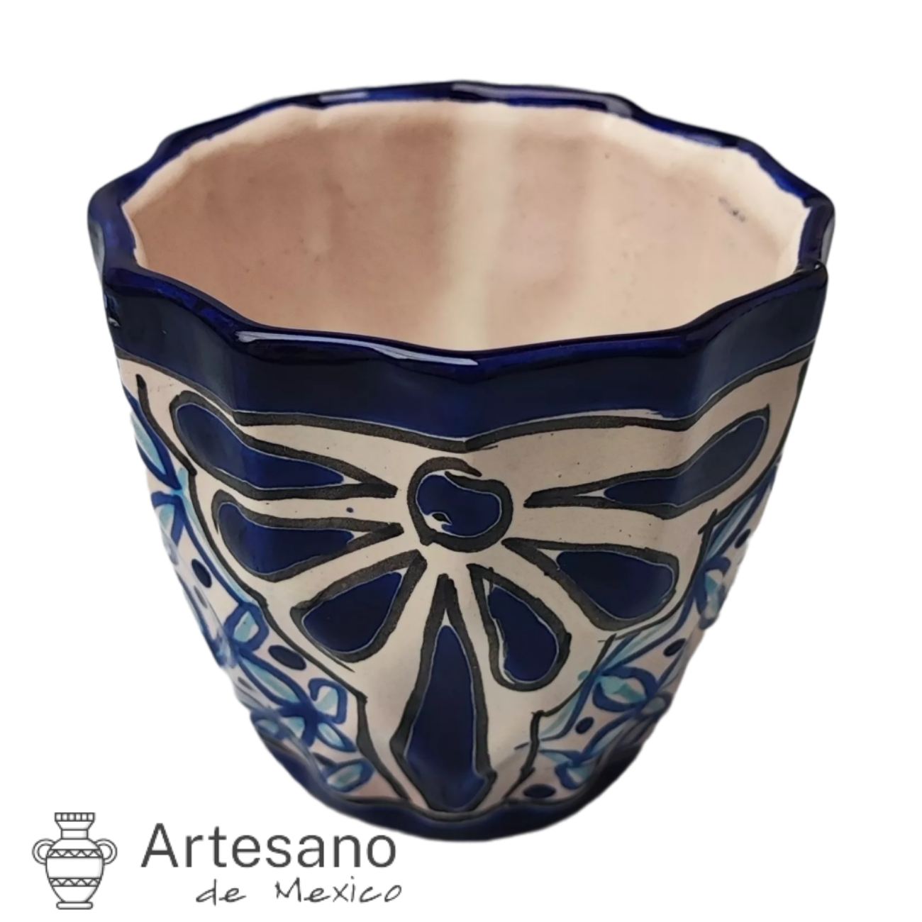 Talavera -style Mini Pot