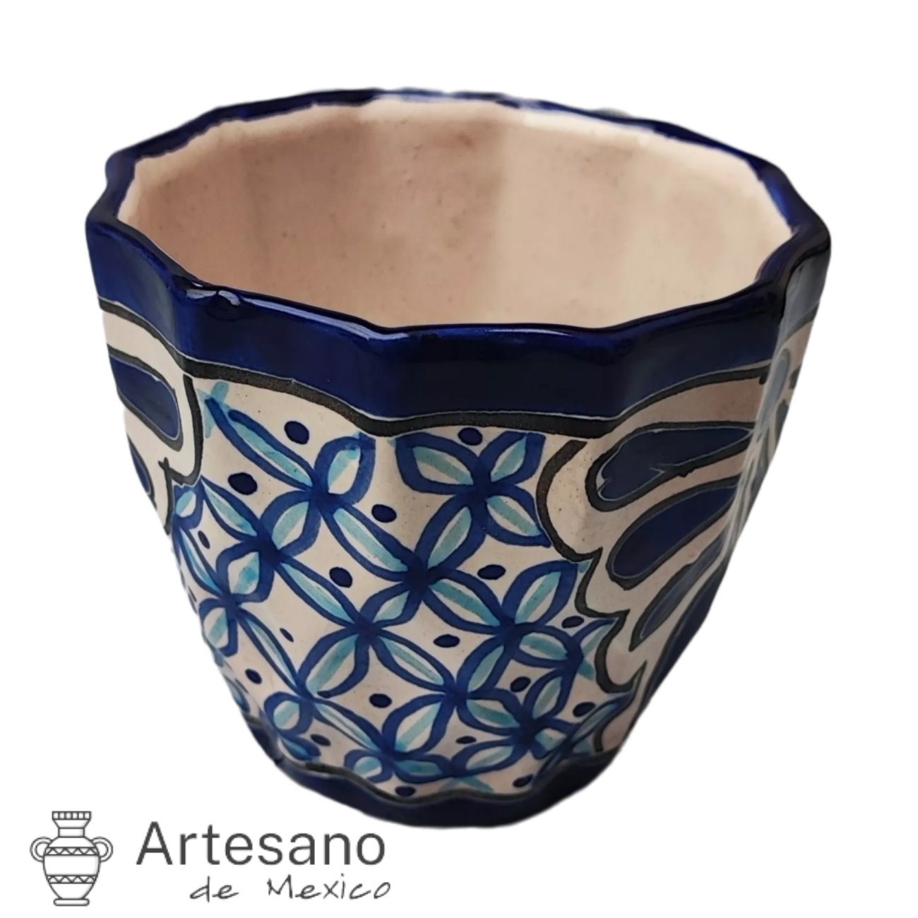Talavera -style Mini Pot