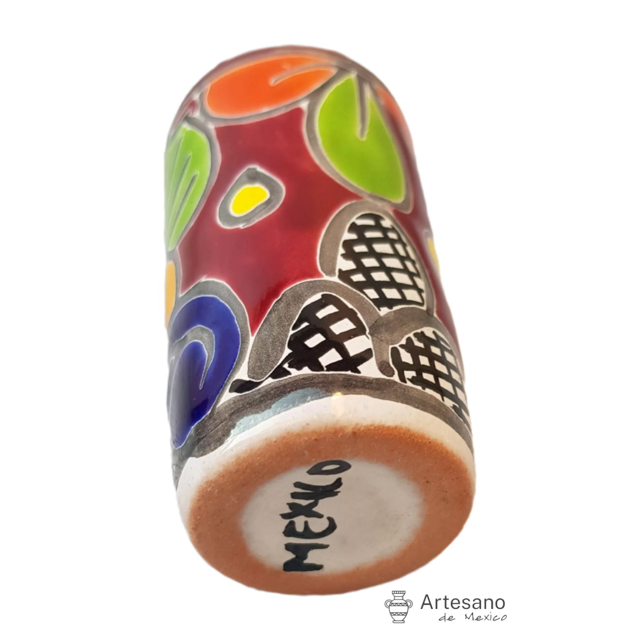 Talavera -style shot glass