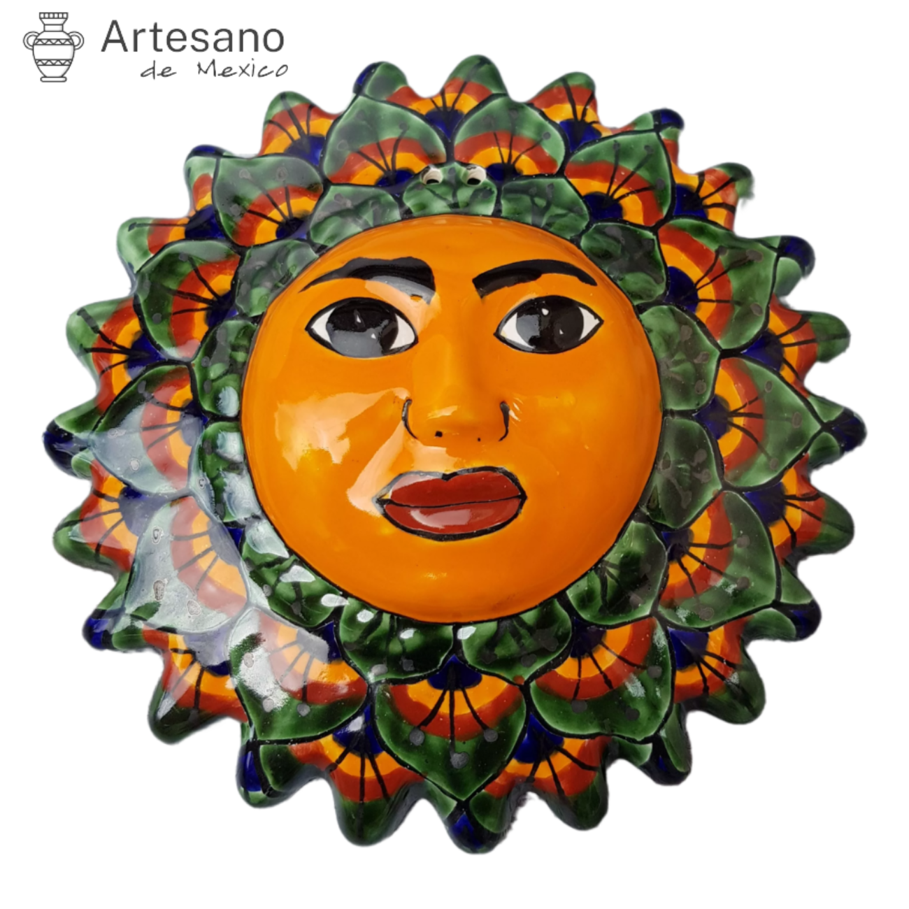 Talavera - style Sun Face