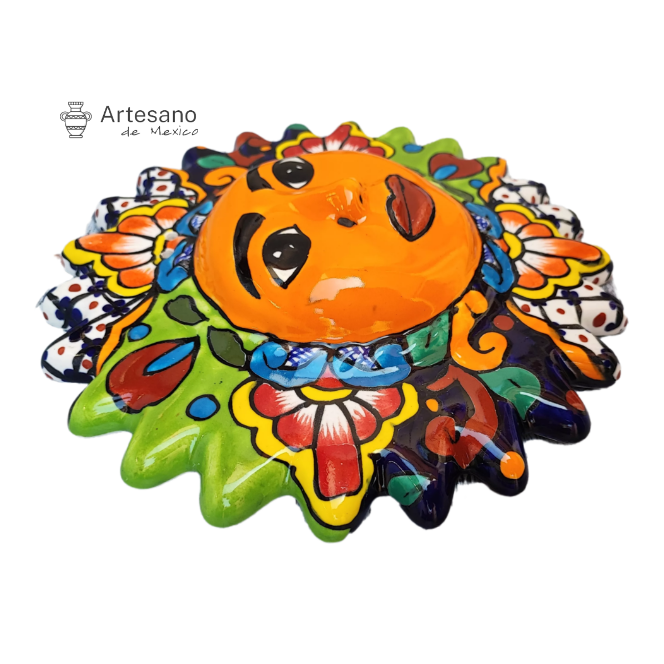 Talavera - style Sun Face