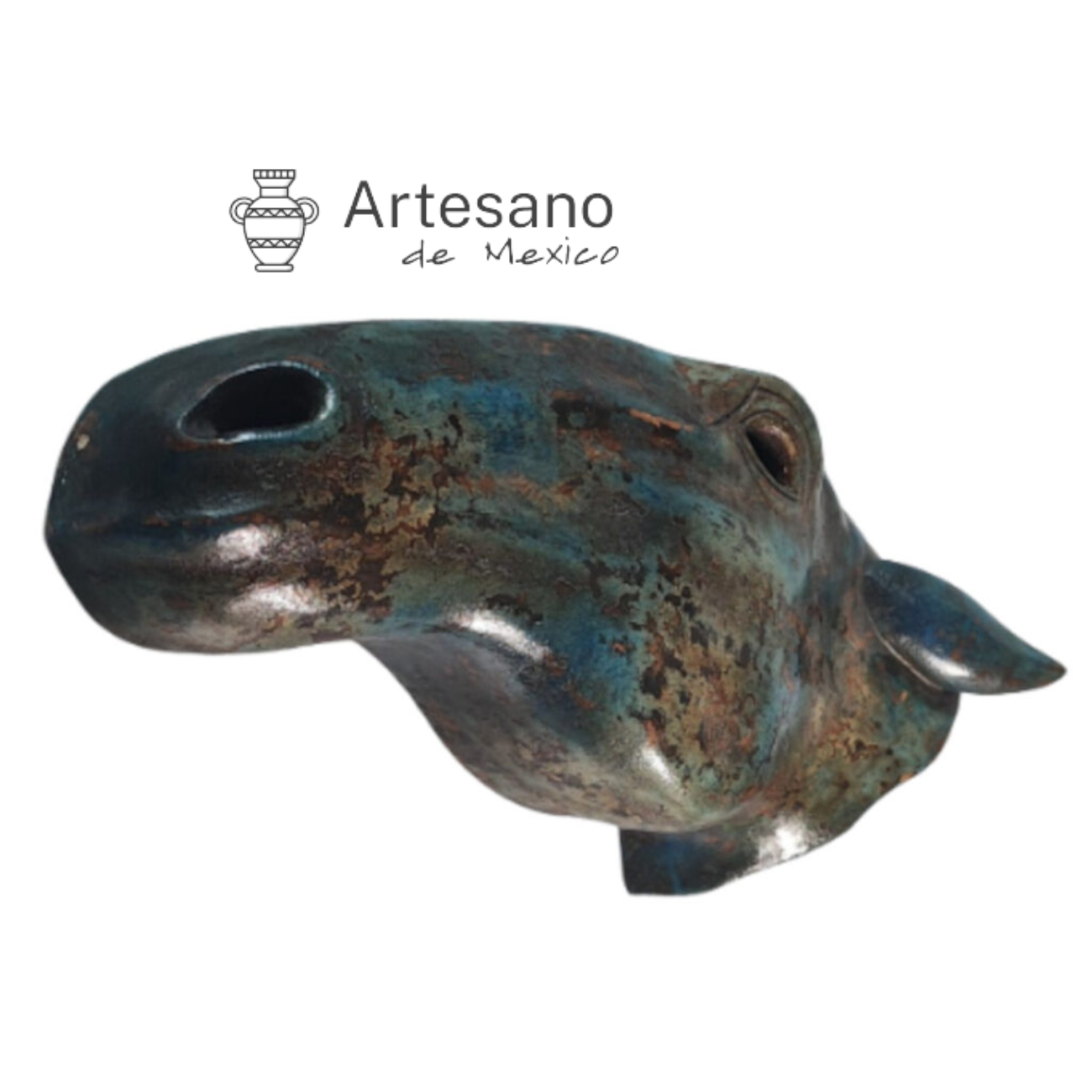 Mexican Hand Made Hand Painted Half A  Horse's Head