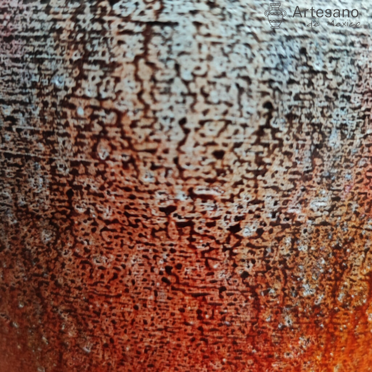 Mexican Hand Made Hand Painted Vase