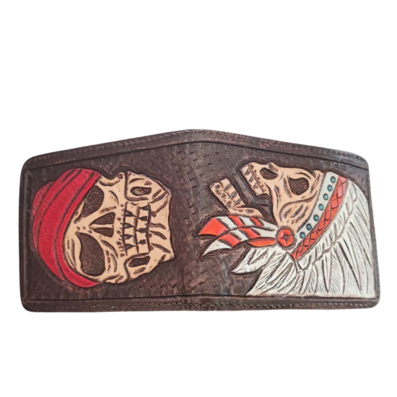 Authentic handmade Mexican leather wallet