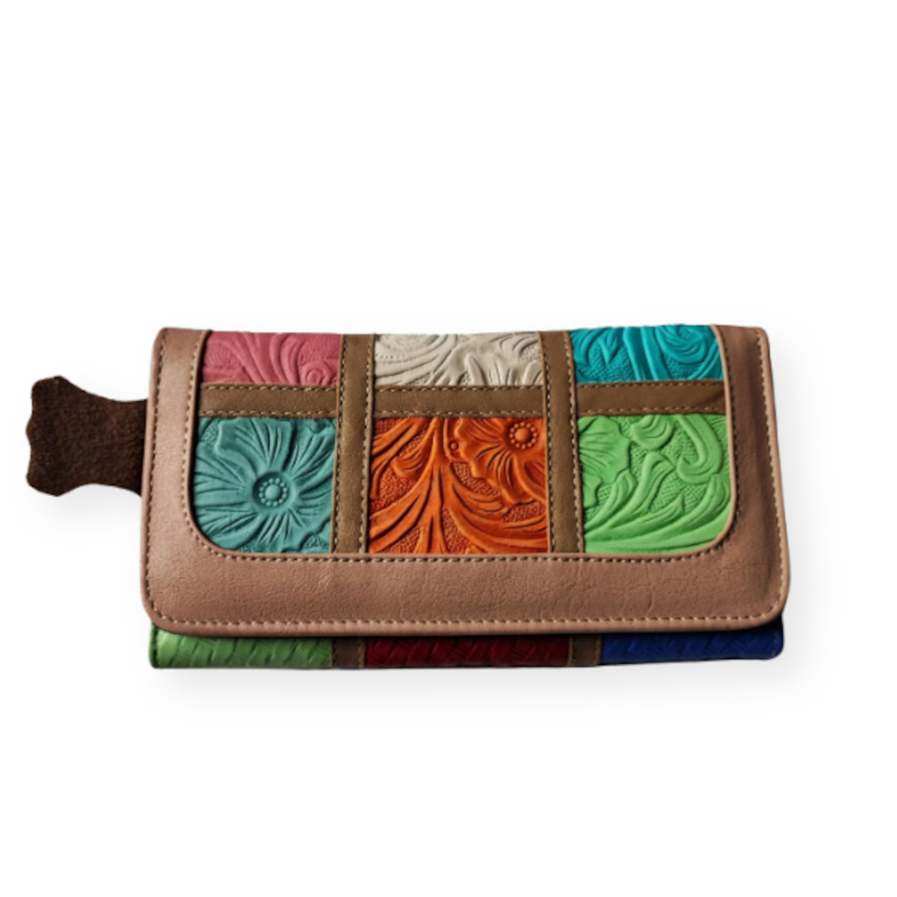 Authentic handmade Mexican Leather purse.