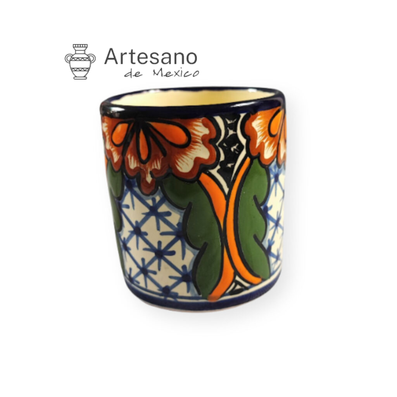 Talavera- Style Hand Painted Mug