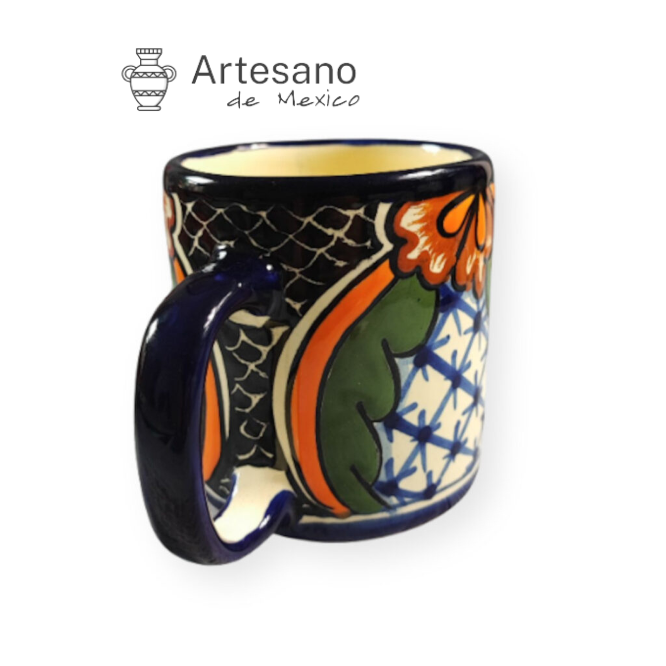 Talavera- Style Hand Painted Mug