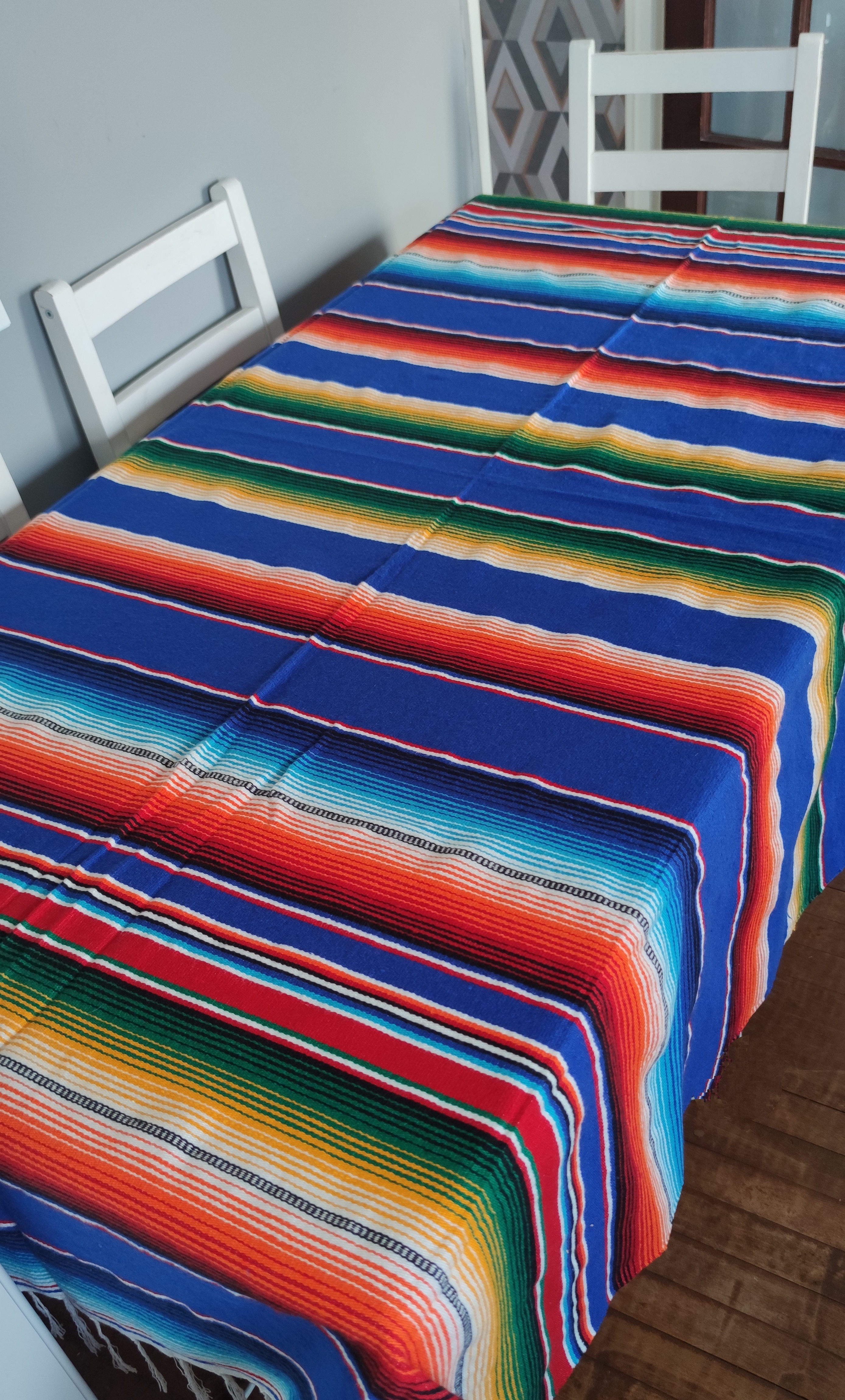 Authentic handwoven Mexican tablecloth