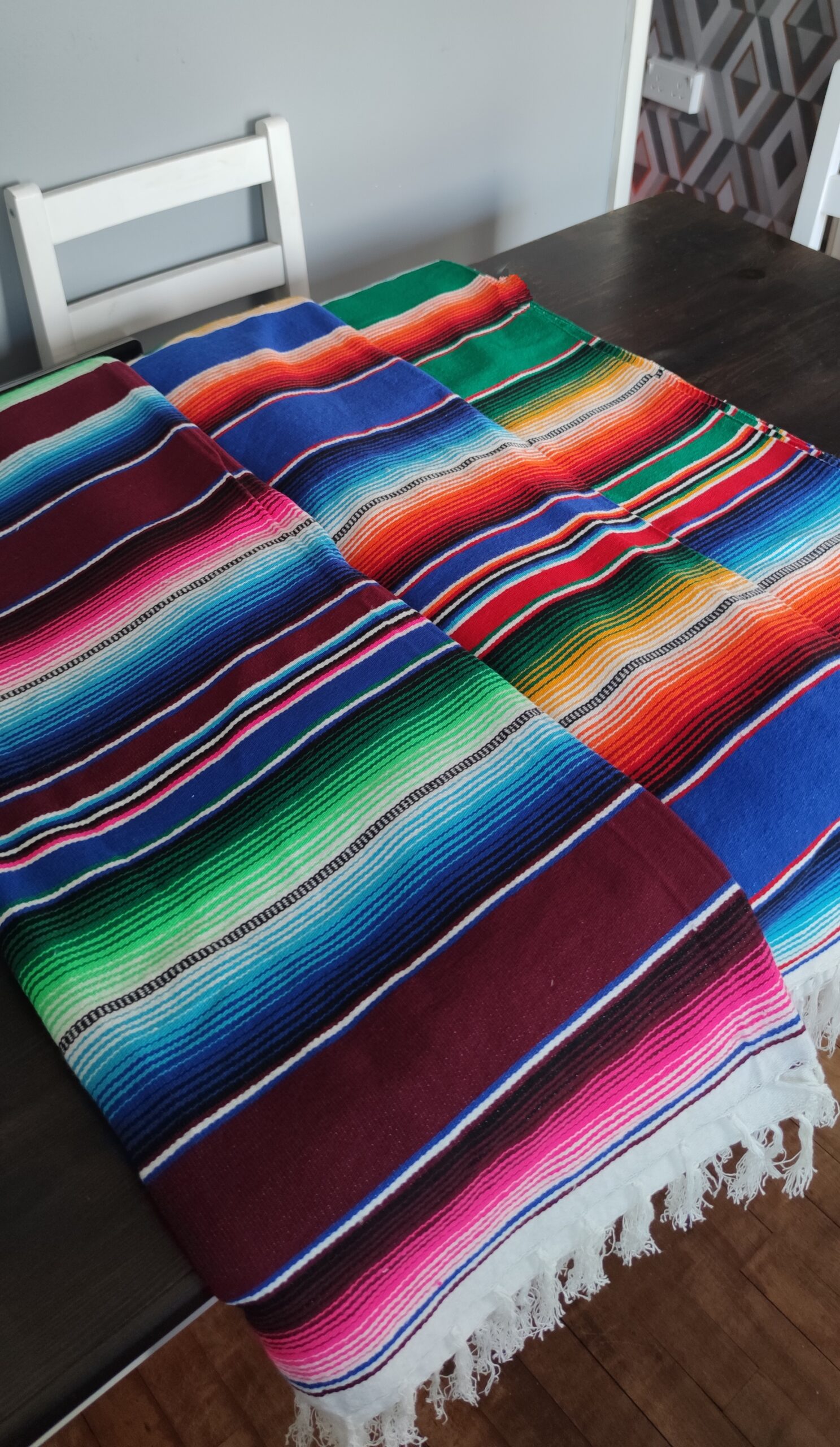 Authentic handwoven Mexican tablecloth