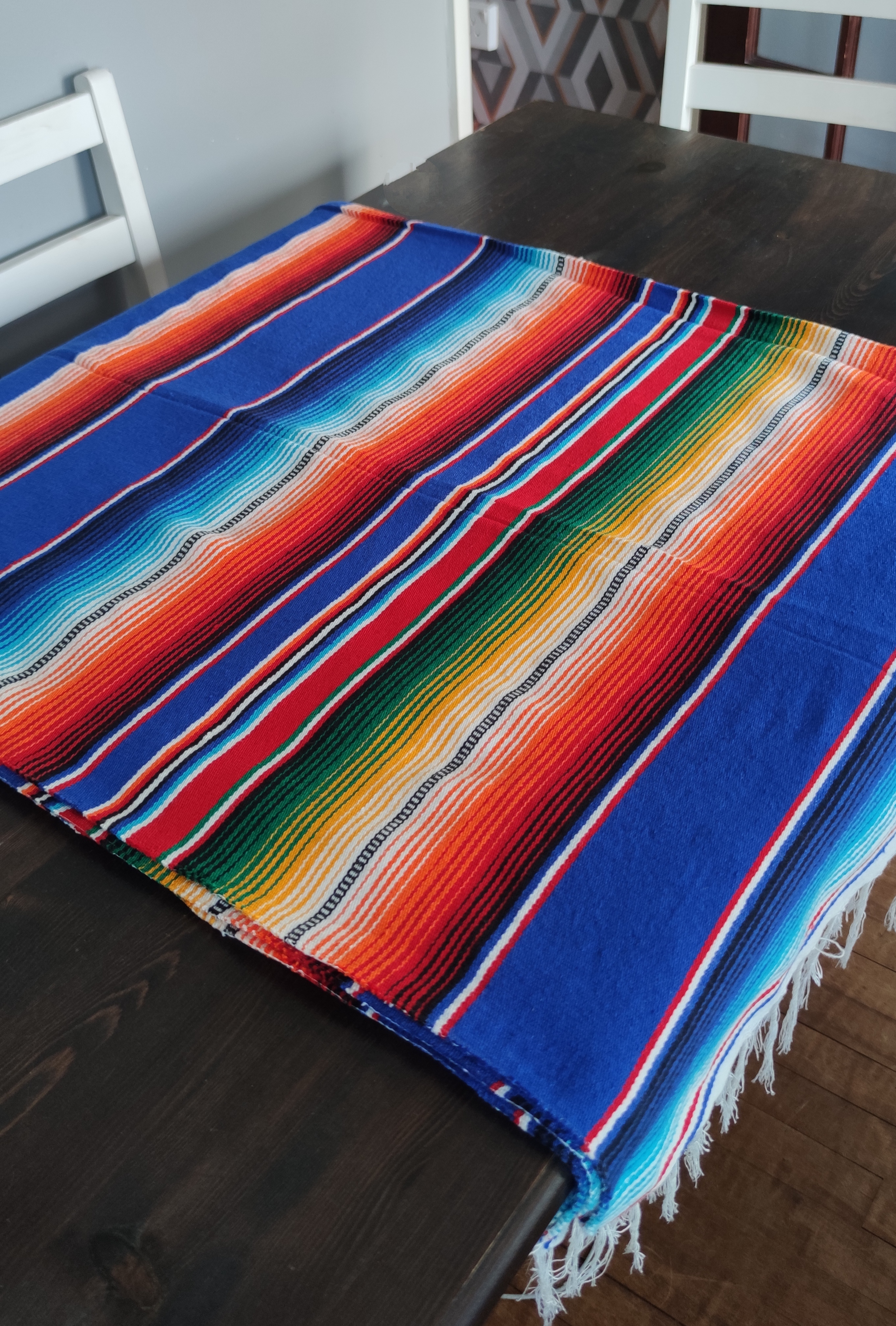 Authentic handwoven Mexican tablecloth