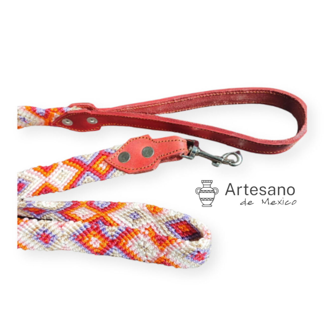 Mexican hand-woven dog  leash M Size
