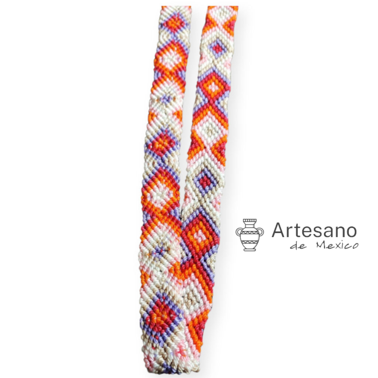 Mexican hand-woven dog  leash M Size