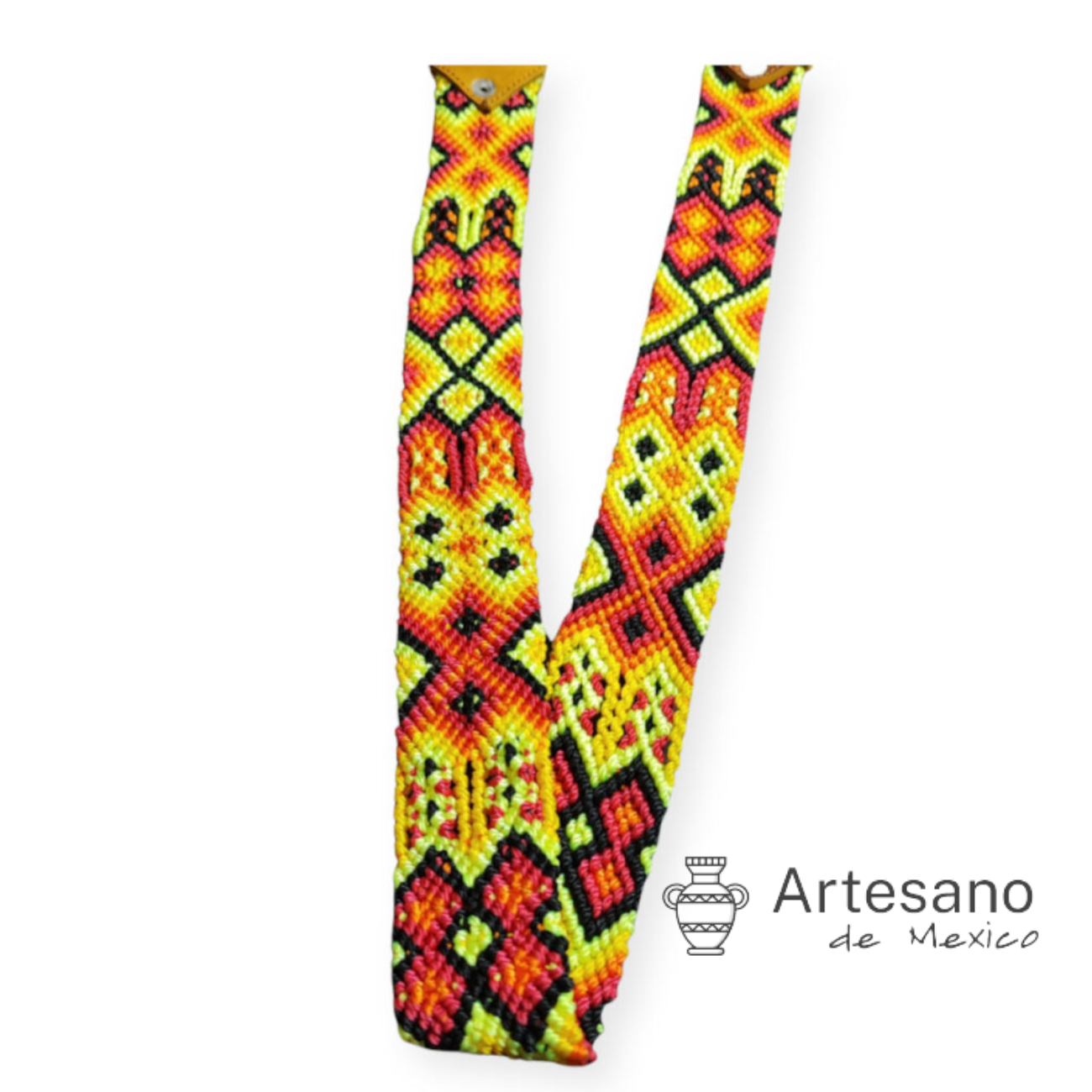 Mexican hand-woven dog  leash L size