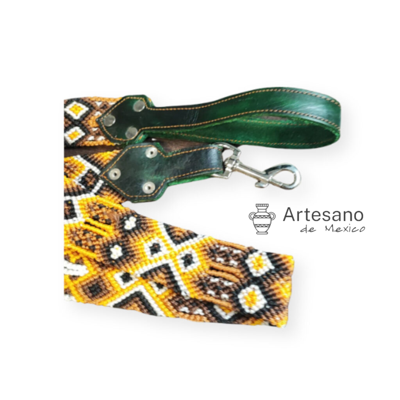 Mexican hand-woven dog  leash L Size