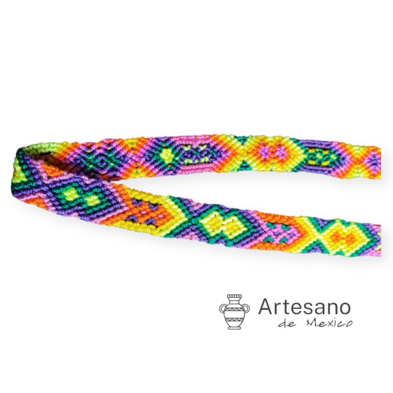 Mexican hand-woven dog  leash M Size