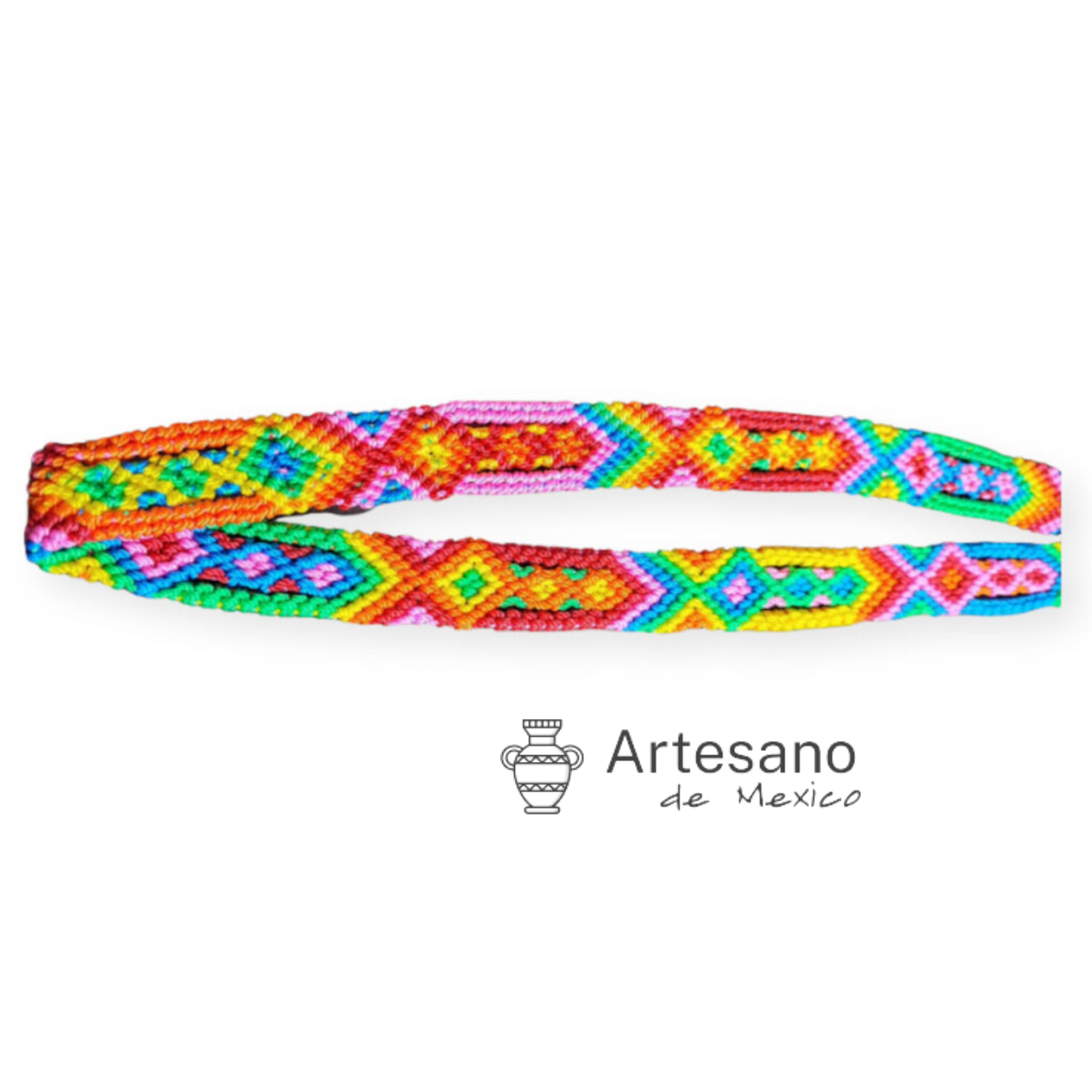 Mexican hand-woven dog  leash M Size