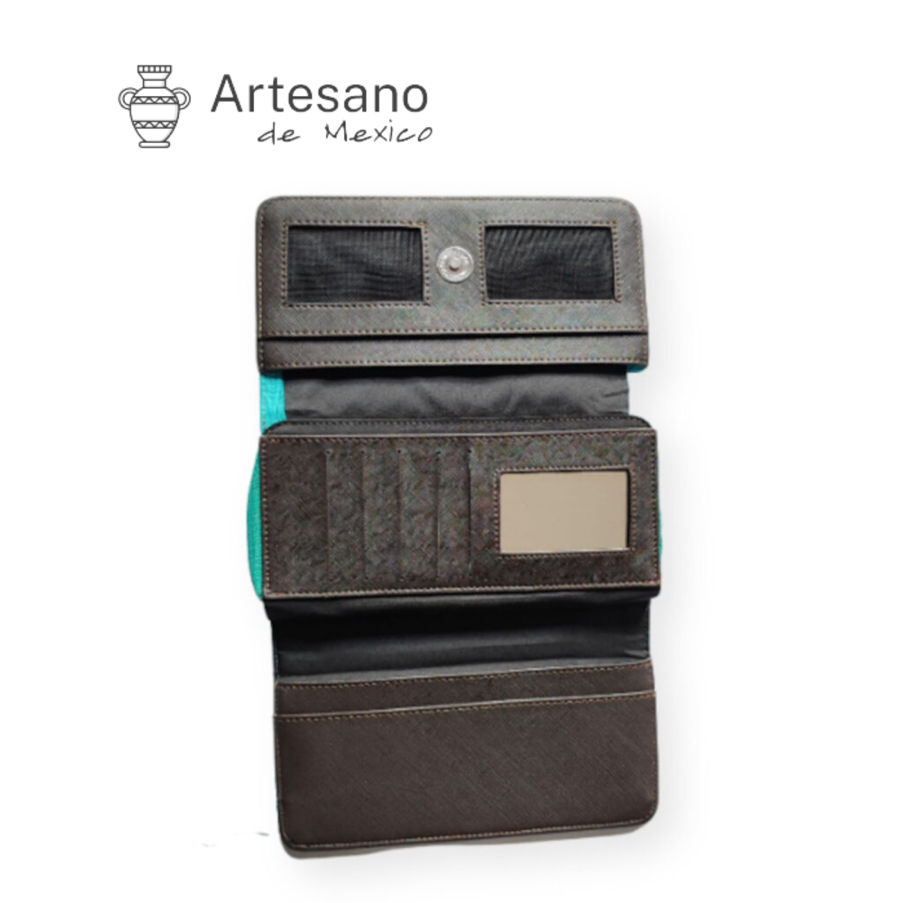 Authentic handmade Mexican Leather purse.