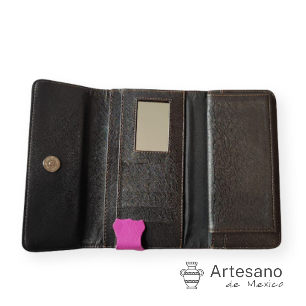 Authentic handmade Mexican Leather purse.