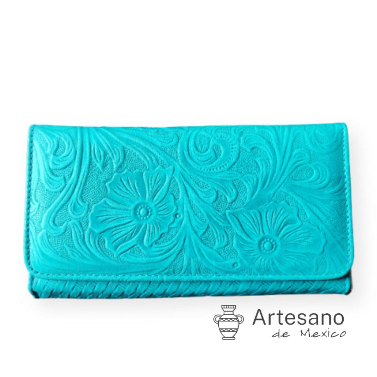 Authentic handmade Mexican Leather purse.