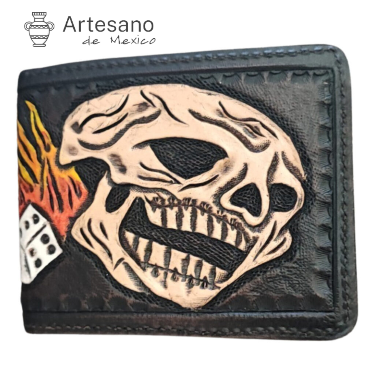 Authentic handmade Mexican leather wallet