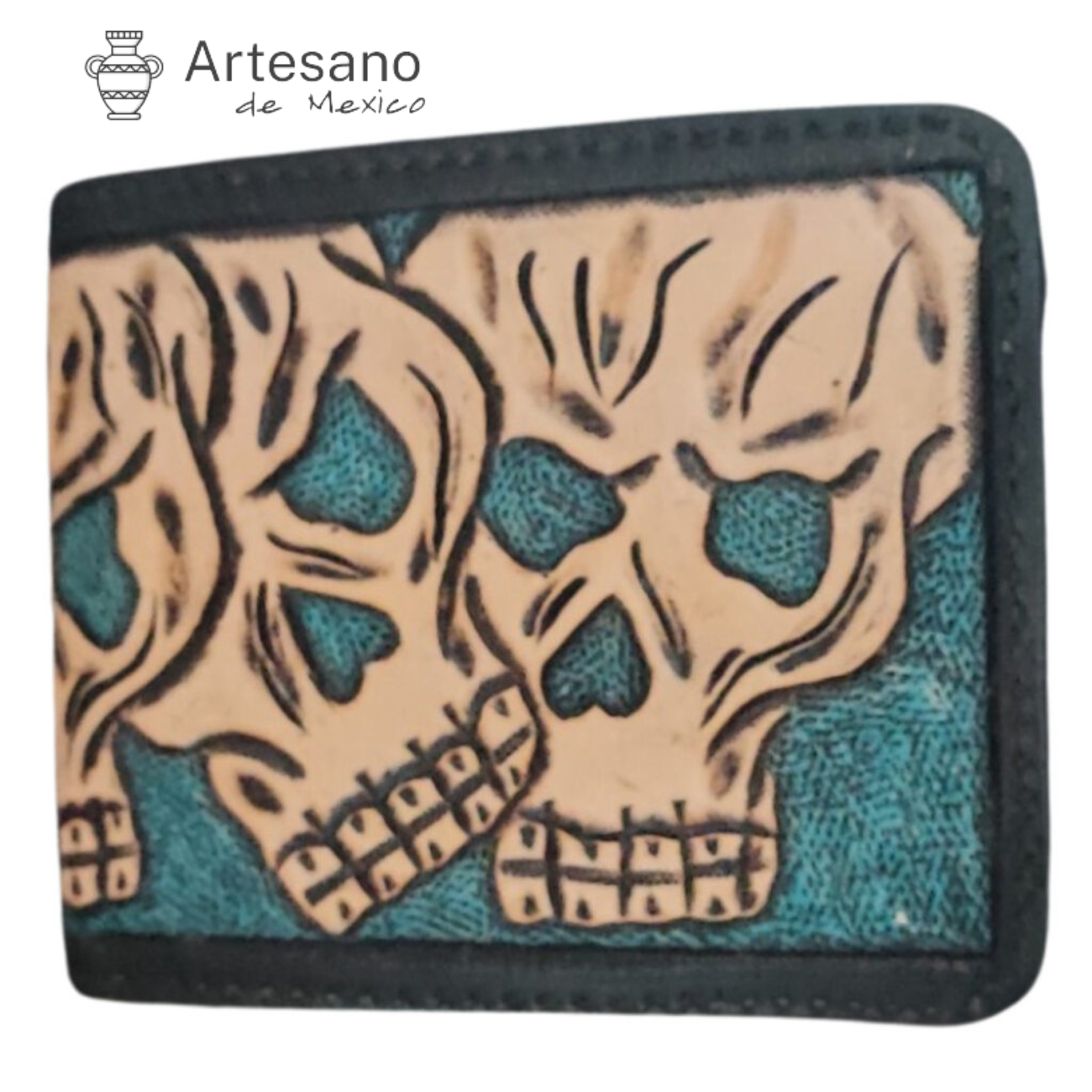 Authentic handmade Mexican leather wallet