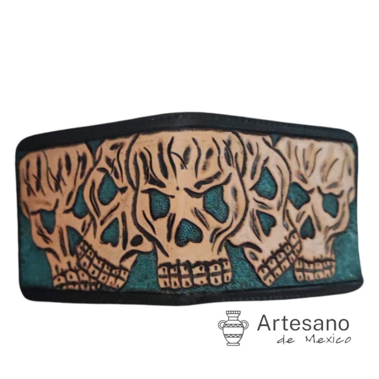 Authentic handmade Mexican leather wallet