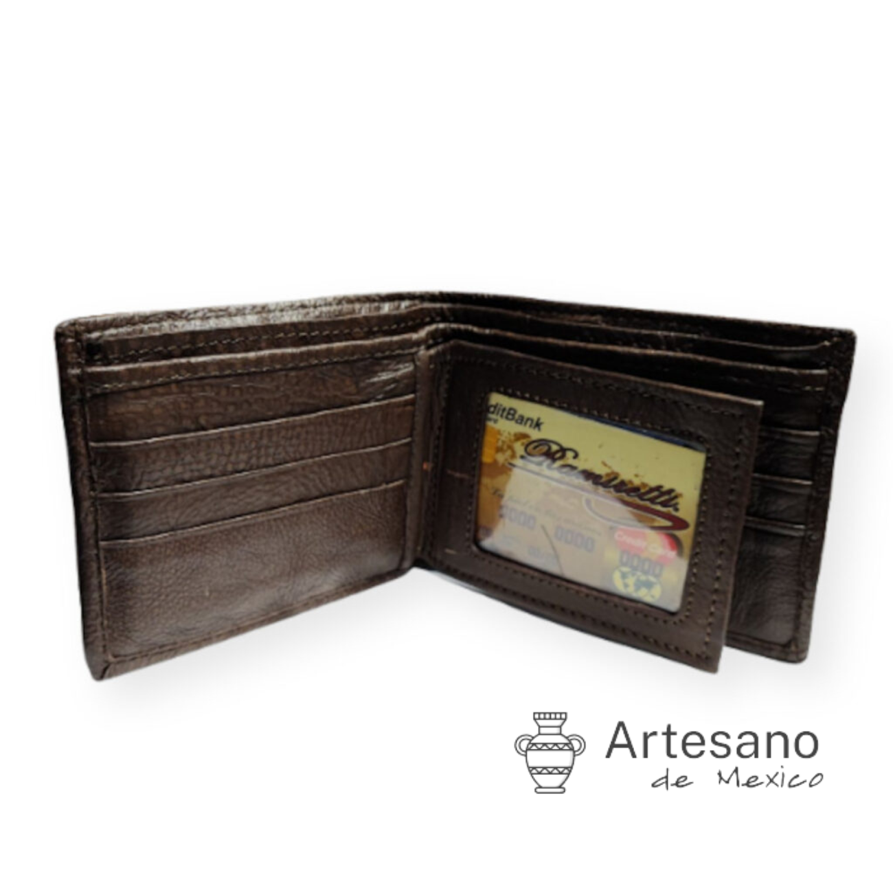 Authentic handmade Mexican leather wallet