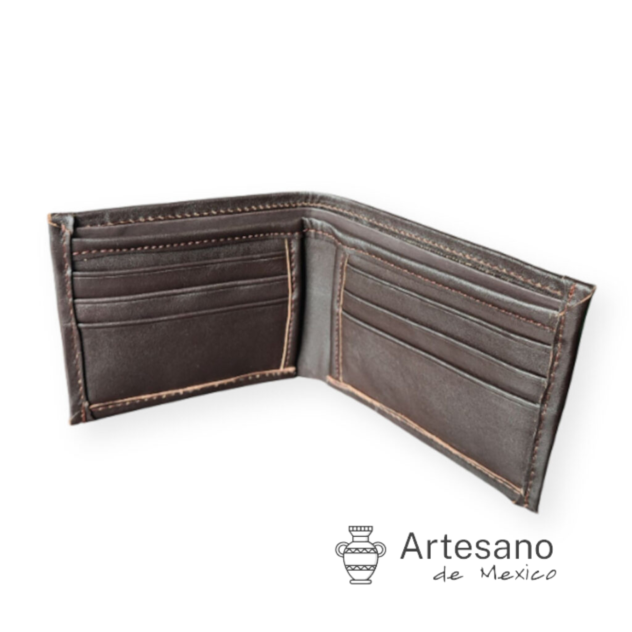 Authentic handmade Mexican leather wallet