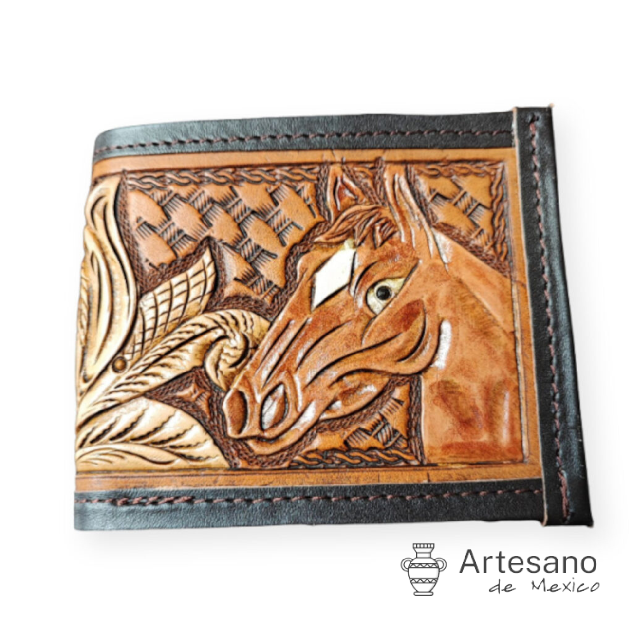 Authentic handmade Mexican leather wallet