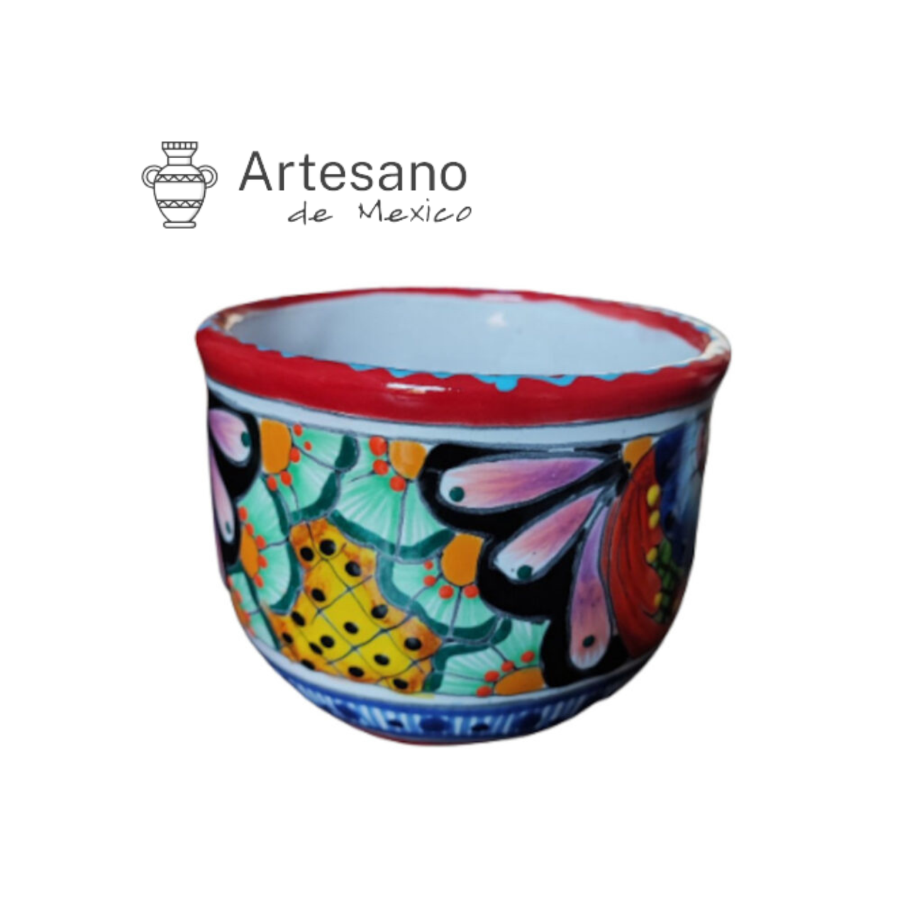 Talavera- Style Hand Painted Mug