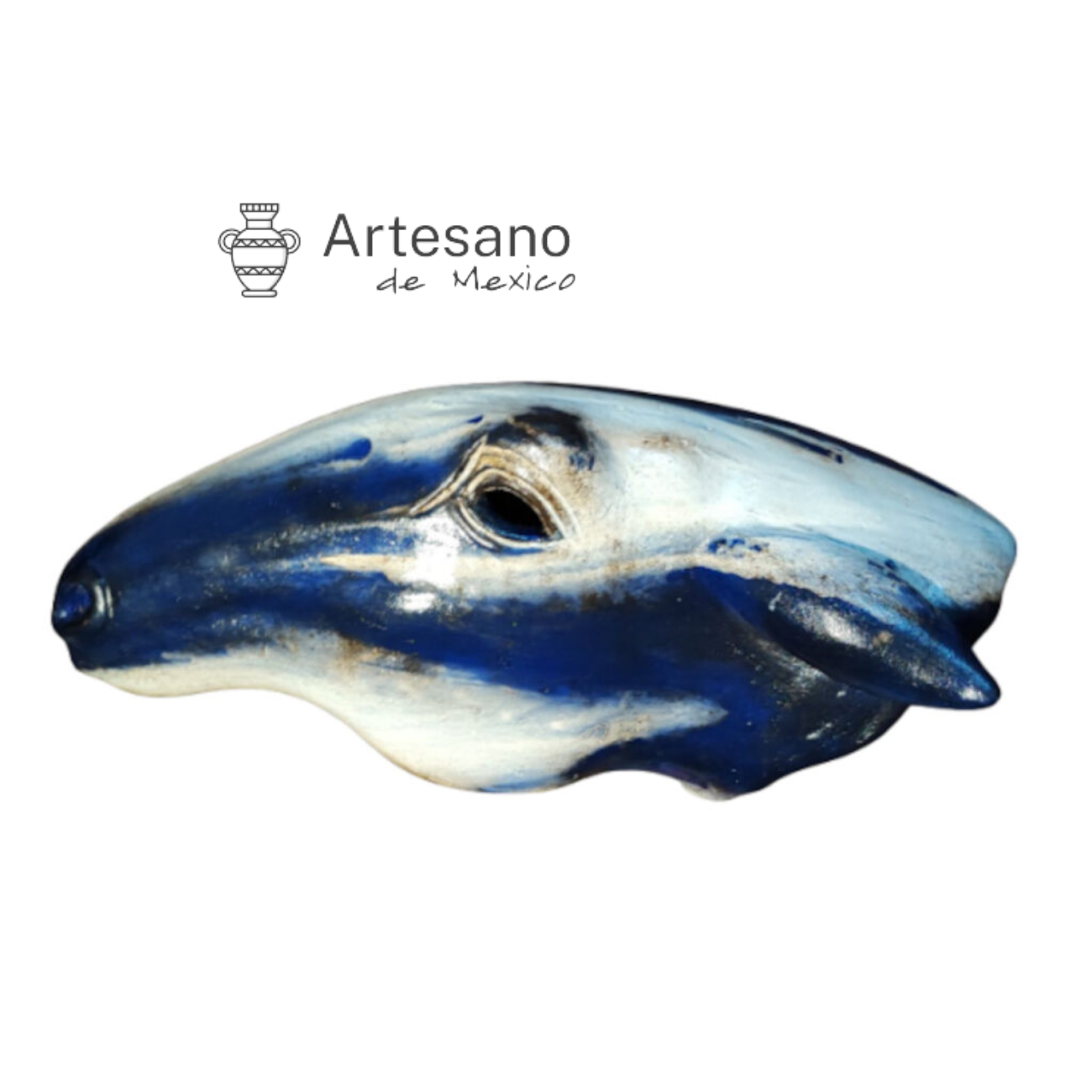 Mexican Hand Made Hand Painted Half A  Horse's Head