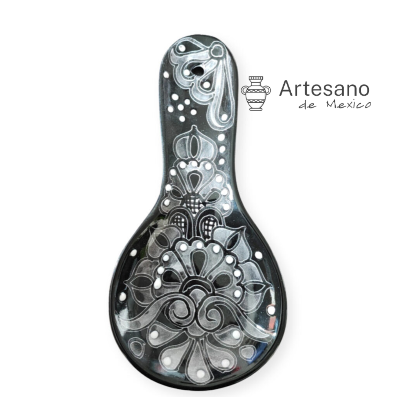 Talavera – style Spoon rest