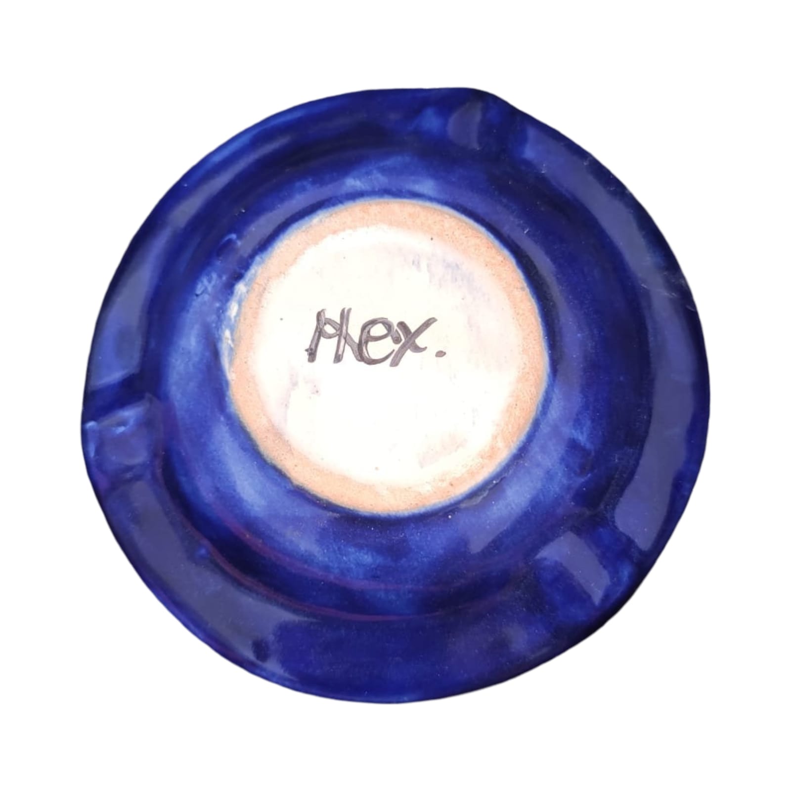 HAND-PAINTED TALAVERA CERAMIC ASHTRAY