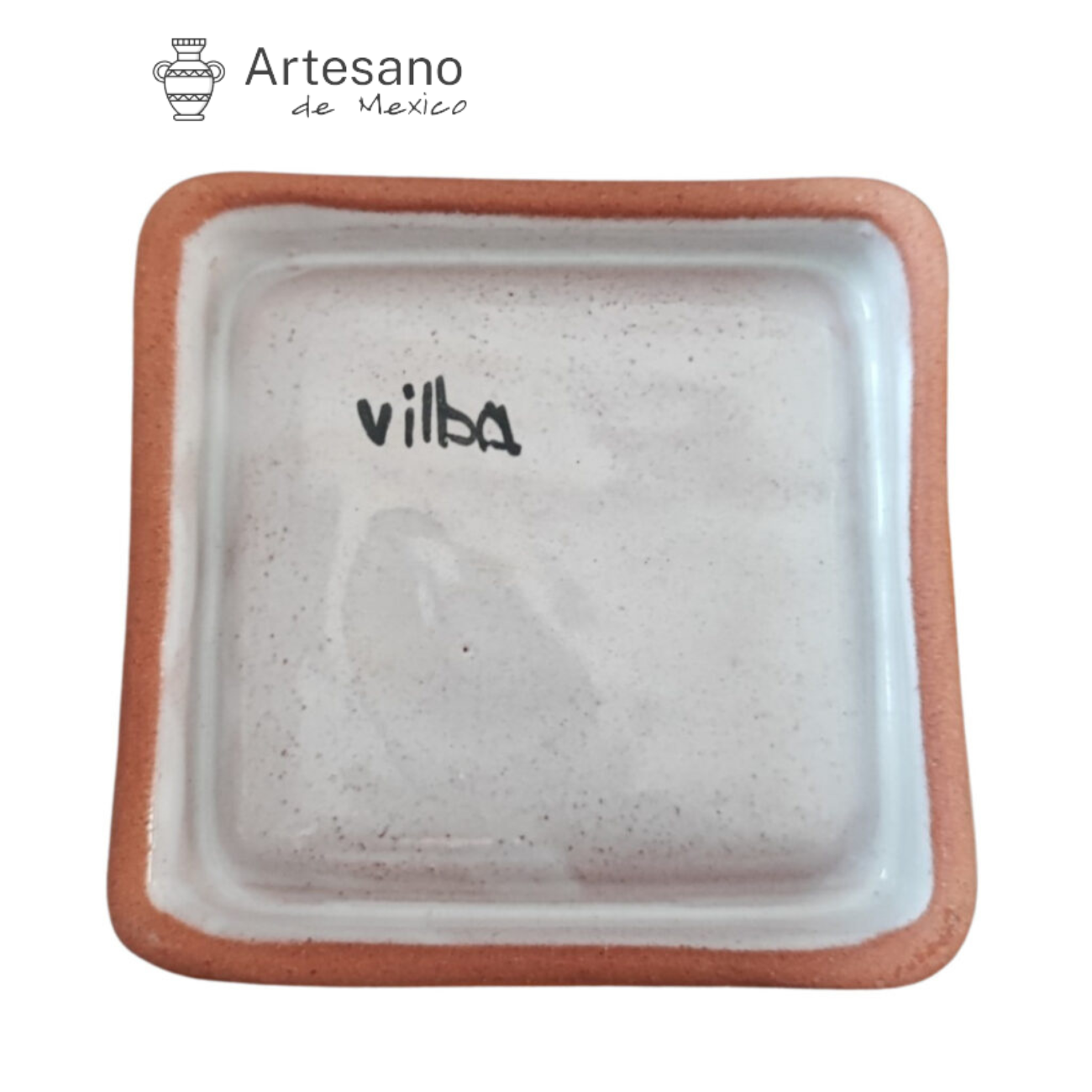 HAND-PAINTED TALAVERA CERAMIC ASHTRAY