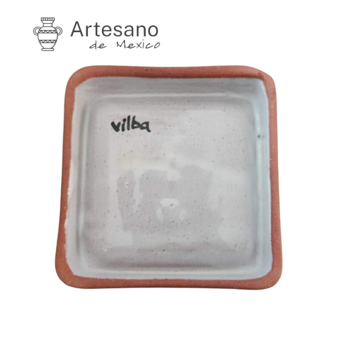 HAND-PAINTED TALAVERA CERAMIC ASHTRAY