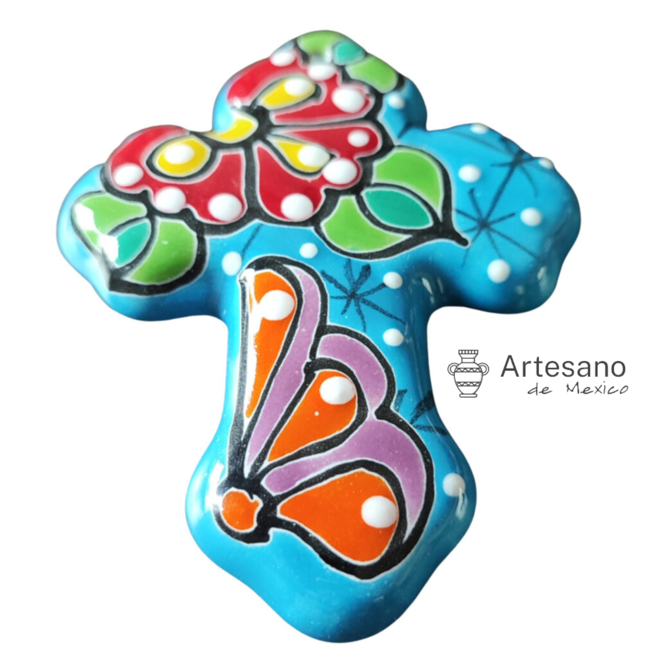 Talavera Wall Hanging Cross