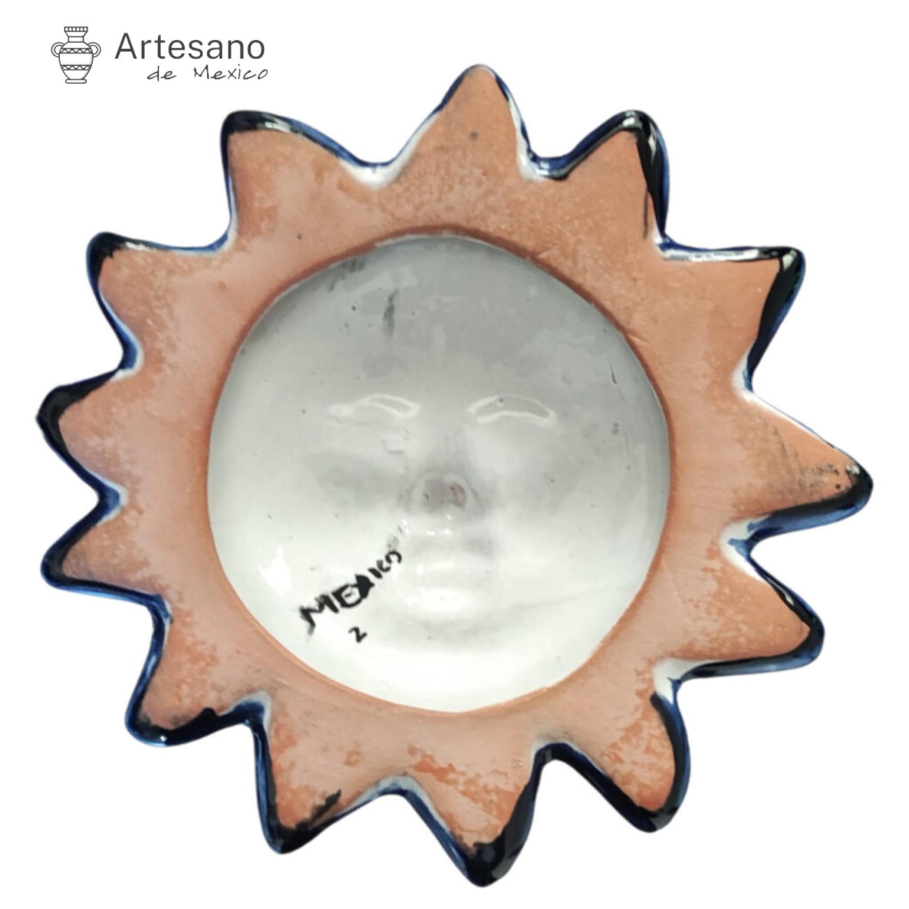 Talavera – style Sun Face