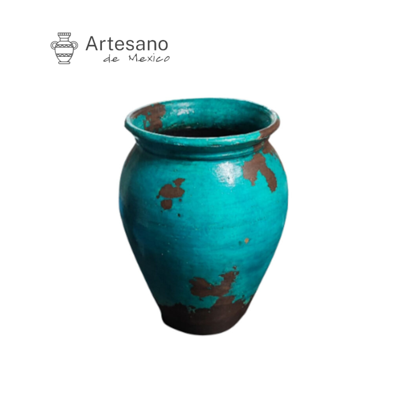 Mexican Hand Made Hand Painted Vase