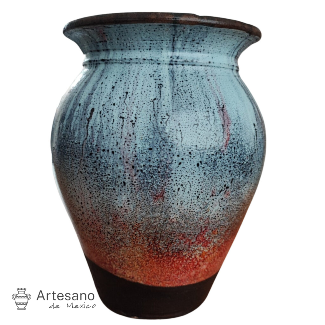 Mexican Hand Made Hand Painted Vase