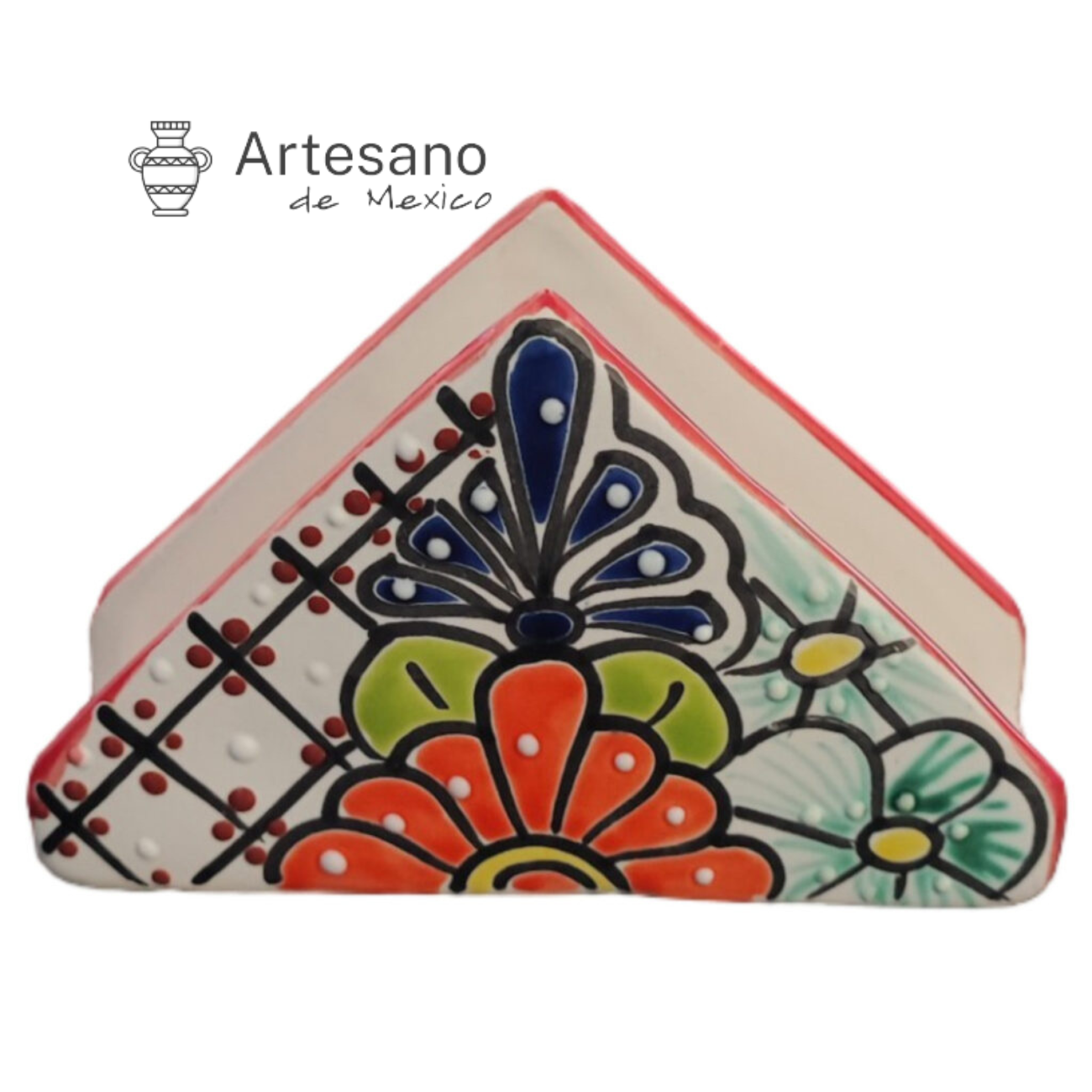 Talavera-style Napkins Holder