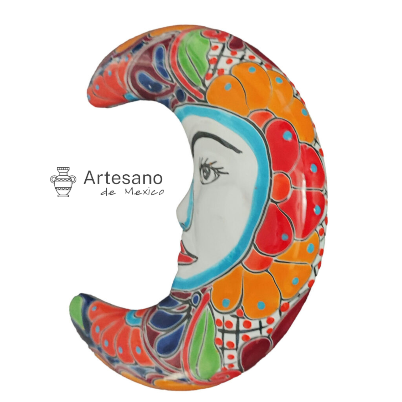 Talavera - style Moon