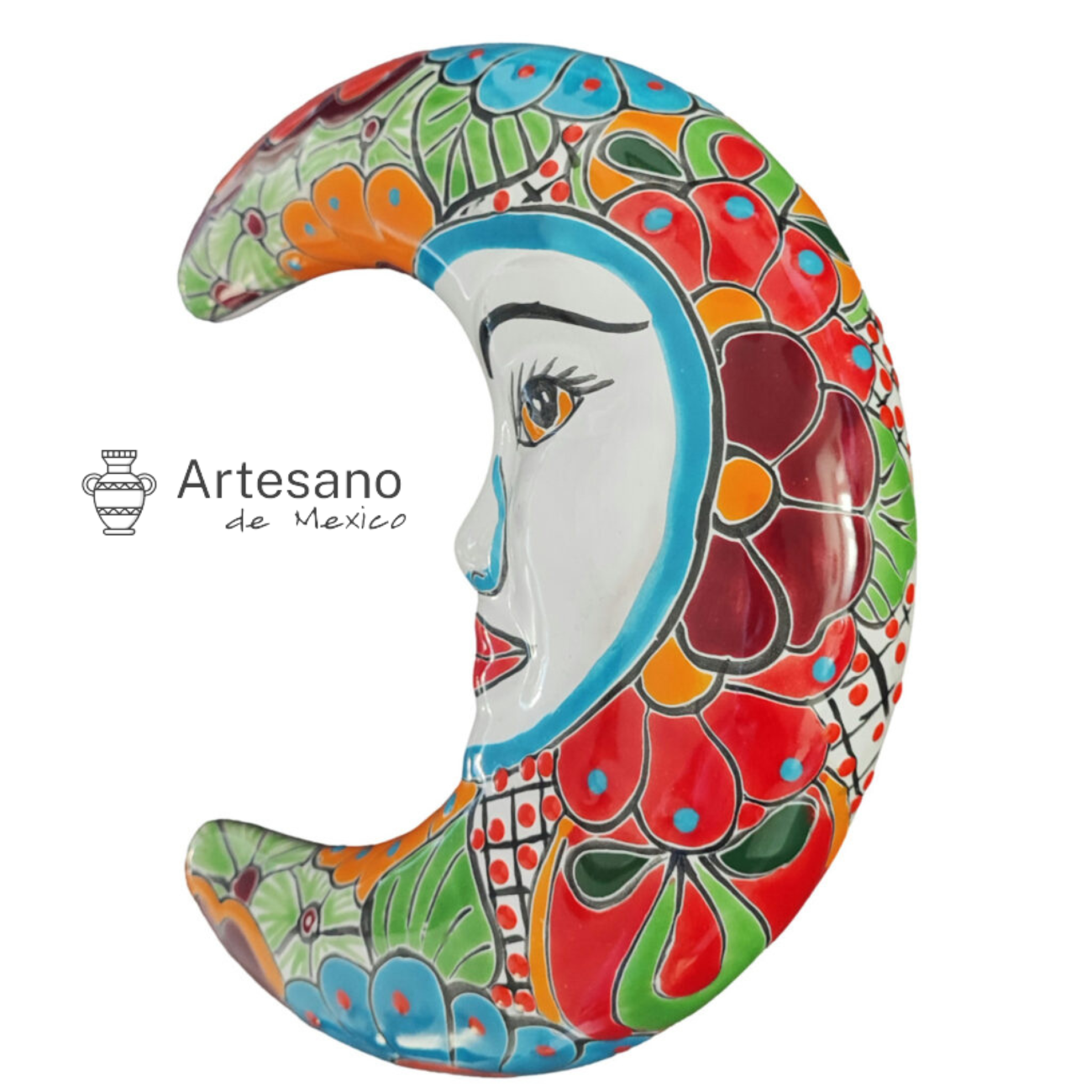 Talavera - style Moon