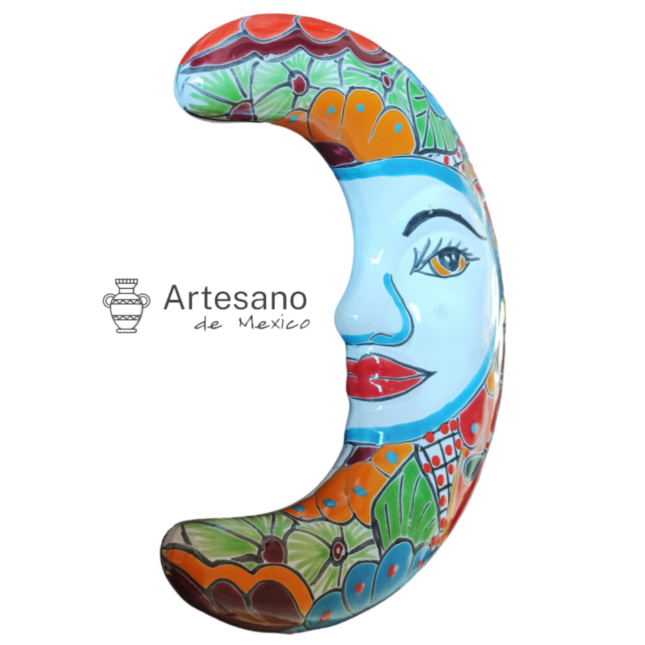 Talavera - style Moon