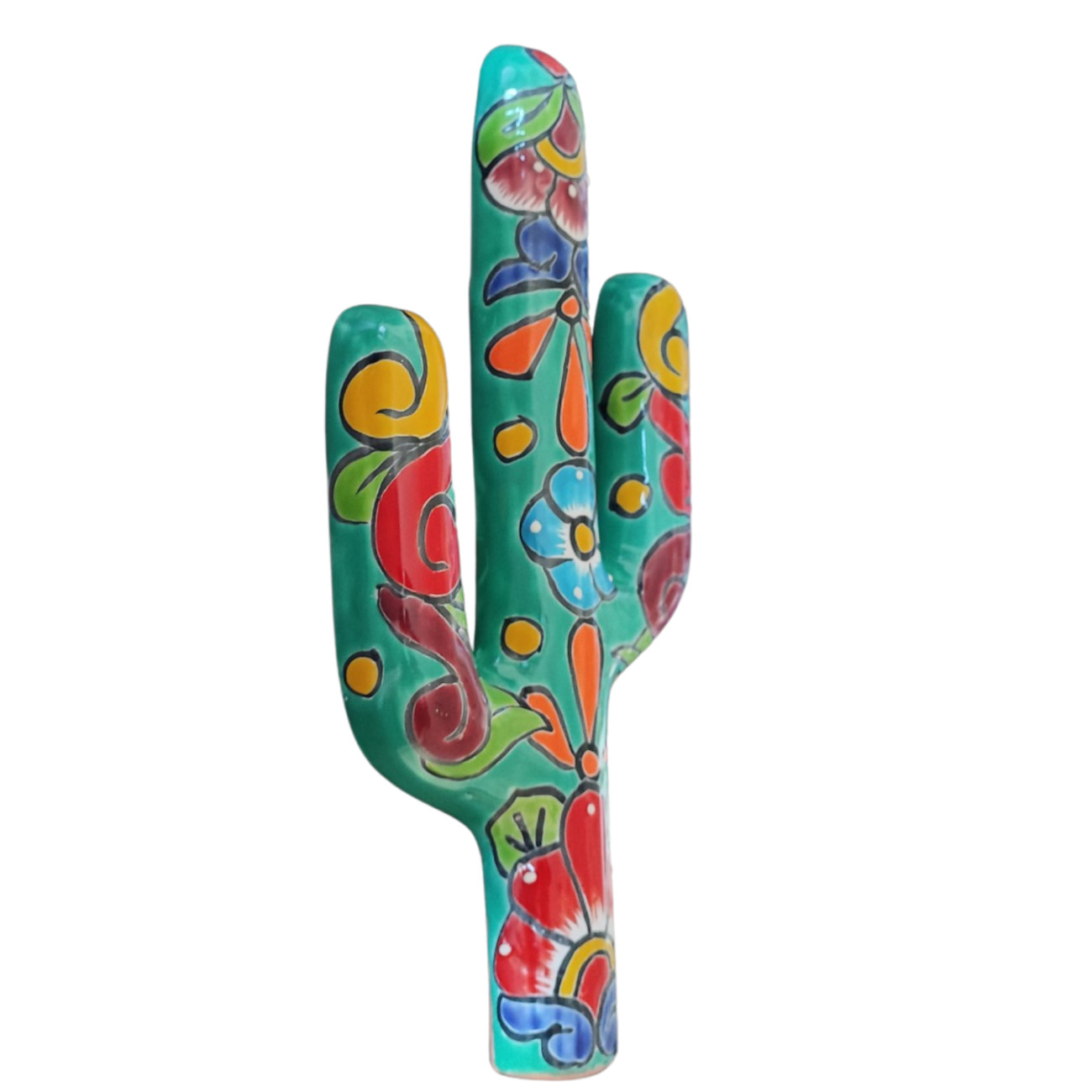 Talavera style wall hanging Cactus
